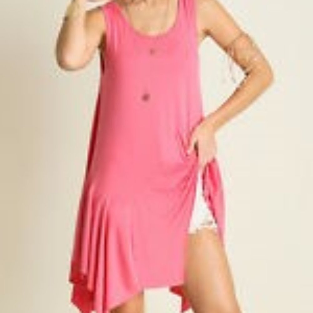 UMGEE High Low Tunic Tank Top Extra Long